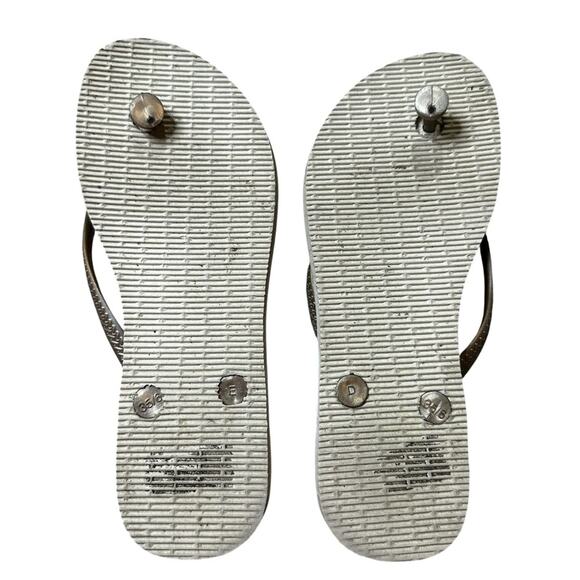 Havaianas Women's Slim Animal print Floral Flip Flop Flops sandals Size 6 - Picture 6 of 7